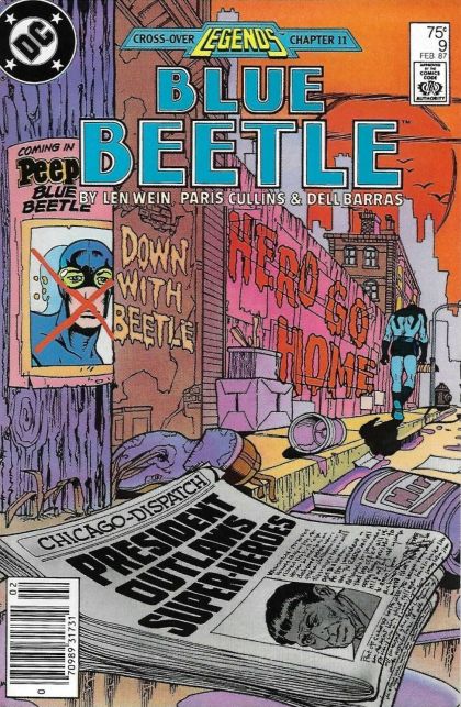 Blue Beetle, Vol. 7 #9B Newsstand Edition