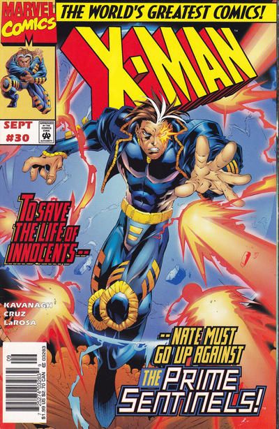 X-Man #30B Newsstand Edition