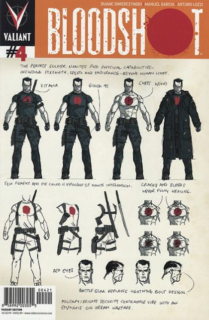 Bloodshot, Vol. 3 #4B Cvr B Char Dsn Var Aja