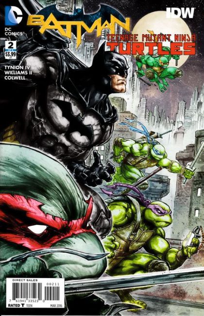 Batman / Teenage Mutant Ninja Turtles #2A Regular Freddie E. Williams II Cover