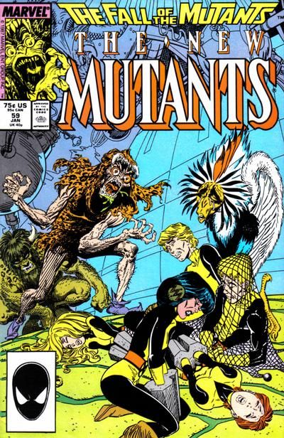 New Mutants, Vol. 1 #59A Direct Edition