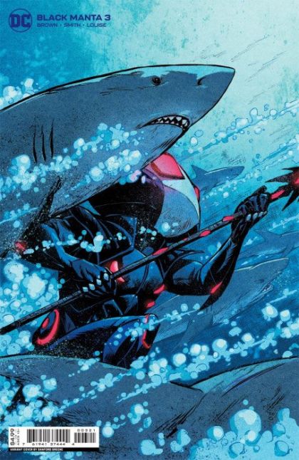 Black Manta #3B Sanford Greene Card Stock Variant