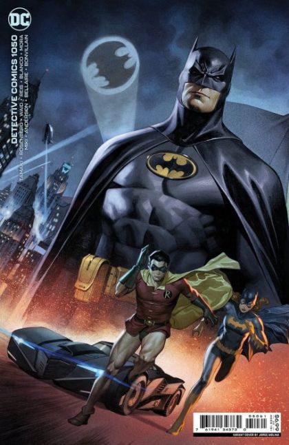 Detective Comics, Vol. 3 #1050F Jorge Molina Connecting Legacy Batman Robin Batgirl Card Stock Cover