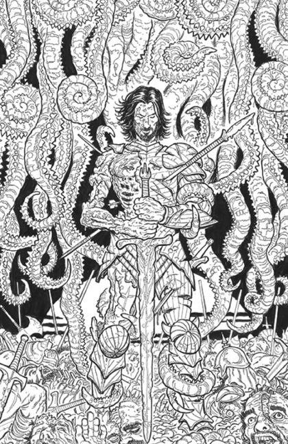 BRZRKR: Poetry of Madness #1I Steve Skroce Unlockable B&W Variant