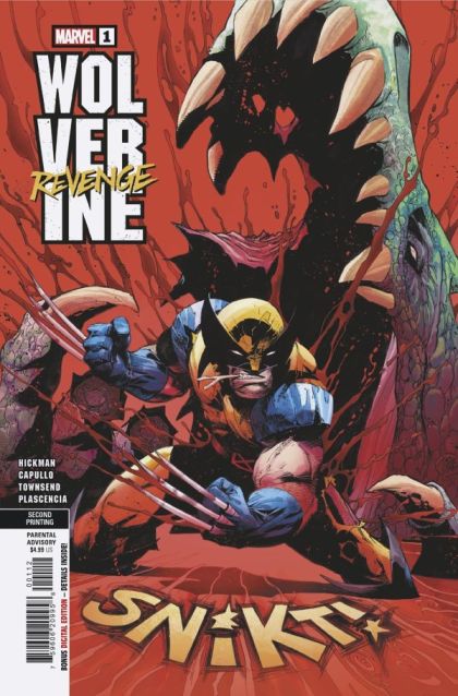Wolverine: Revenge #1L 2nd Printing Adam Kubert