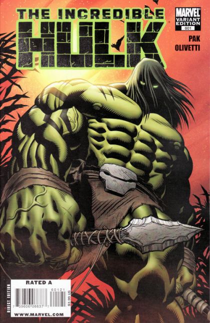 The Incredible Hulk, Vol. 1 #601B Ed McGuinness 1:20 Variant Cover