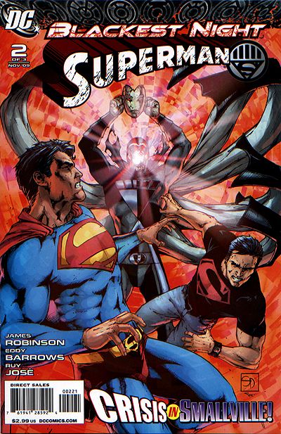 Blackest Night: Superman #2B Shane Davis Variant