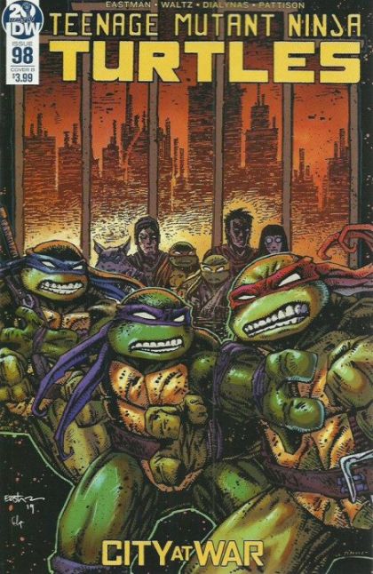 Teenage Mutant Ninja Turtles, Vol. 5 #98B Variant Kevin Eastman Cover