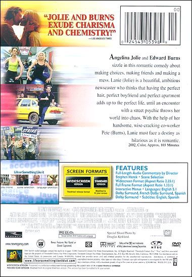 Life or Something Like It (2002) Special Edition - DVD