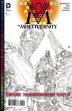 The Multiversity #1B Ivan Reis Sketch Variant Cover