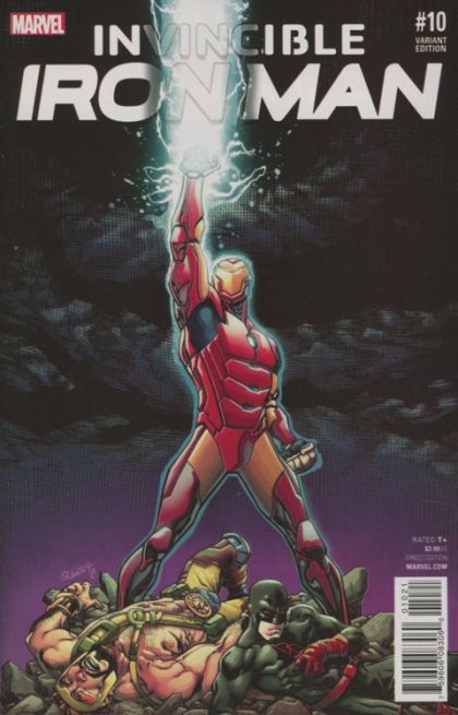 Invincible Iron Man, Vol. 2 #10B Civil War Reenactment Cover