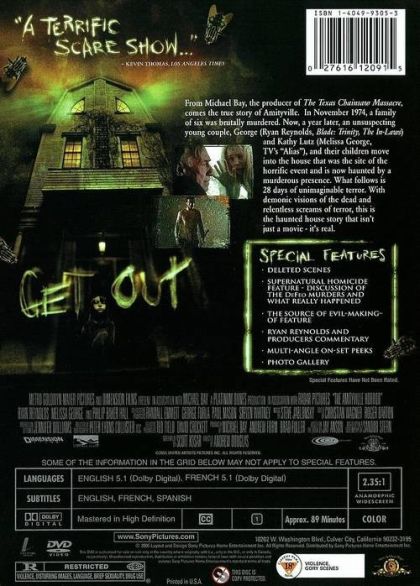 The Amityville Horror (2005) Widescreen Special Edition - DVD