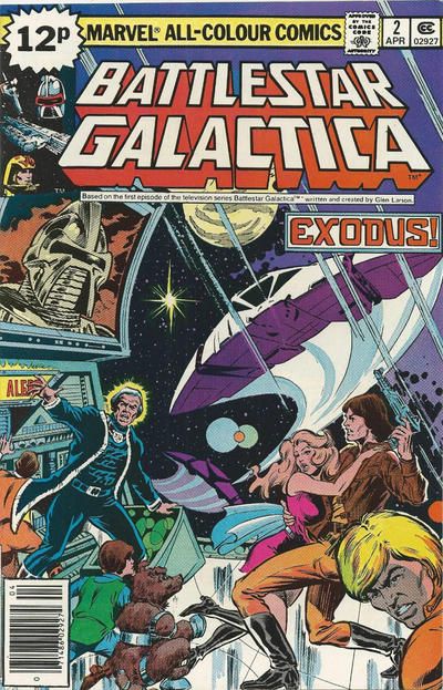 Battlestar Galactica, Vol. 1 (Marvel Comics) #2C UK Price Variant