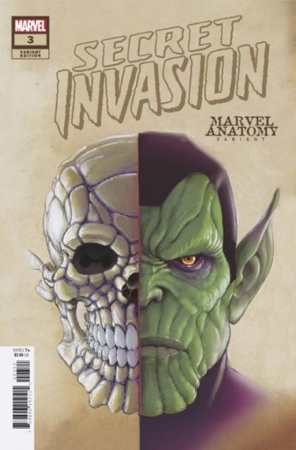 Secret Invasion, Vol. 2 #3B Jonah Lobe Marvel Anatomy Variant