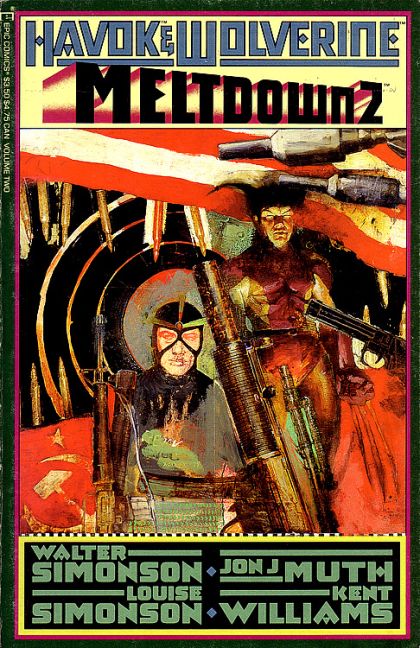Havok and Wolverine: Meltdown #2B Newsstand Edition