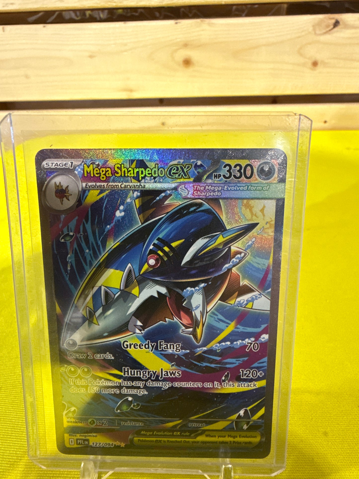 Mega Sharpedo Ex Full Art