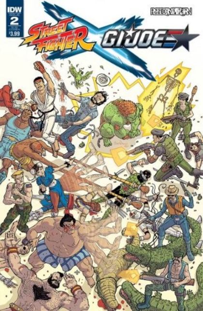 Street Fighter X G.I. Joe #2B Variant Nick Pitarra Subscription Cover