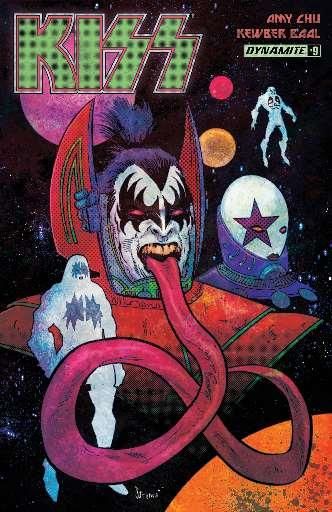 Kiss (Dynamite Entertainment) #9A Cover A by Kyle Strahm