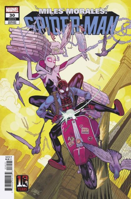 Miles Morales: Spider-Man, Vol. 1 #30B Javier Garron Miles Morales 10th Anniversary Variant