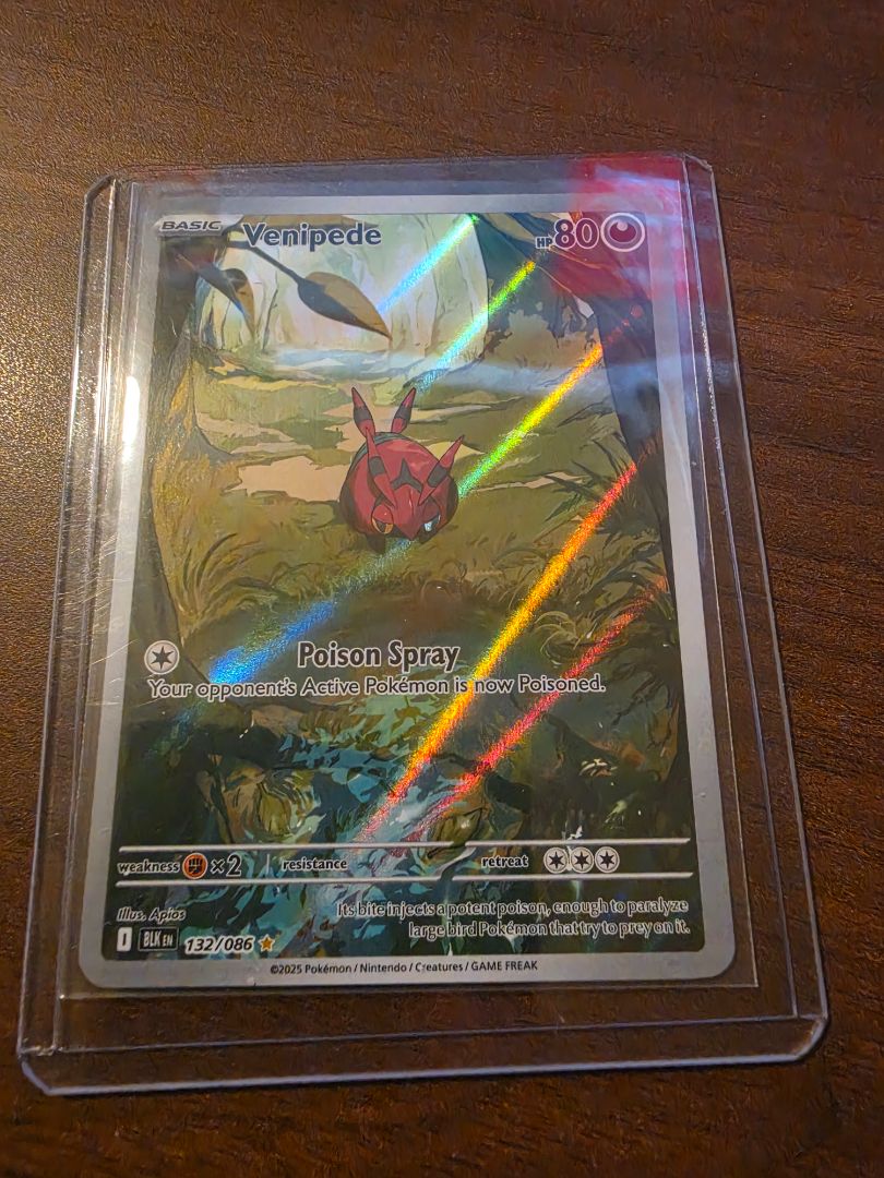 Venipede - 132/086 - SV: Black Bolt (BLK)