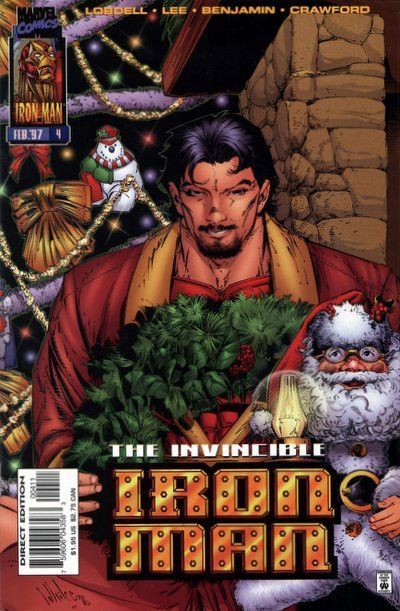 Iron Man, Vol. 2 #4C Variant Christmas Cover