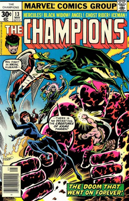 Champions, Vol. 1 (Marvel) #13A Newsstand Edition