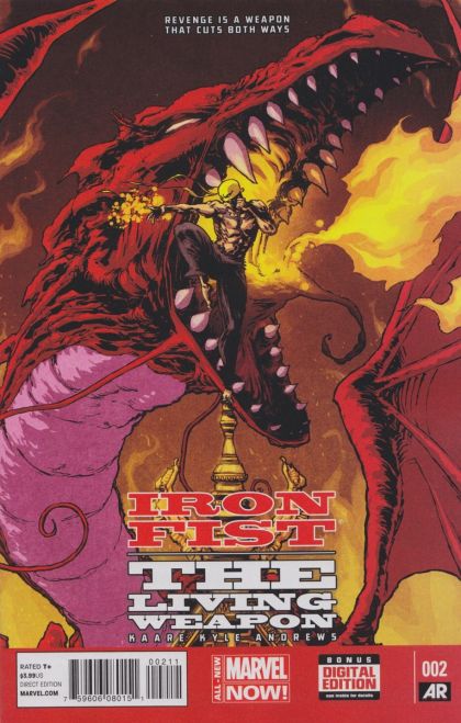 Iron Fist: The Living Weapon #2A Kaare Andrews Regular