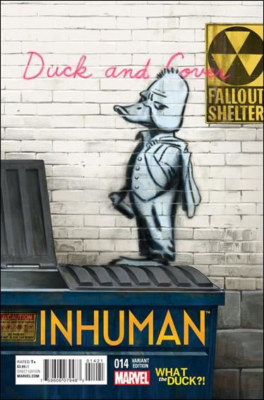 Inhuman #14B Anonymous What the Duck?! Cover