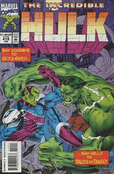 The Incredible Hulk, Vol. 1 #419A Direct Edition