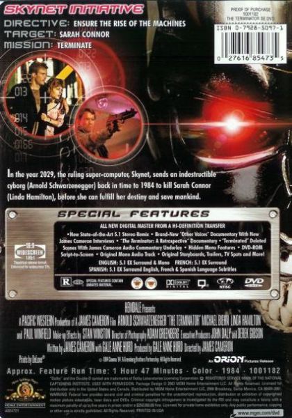 The Terminator (1984) Special Edition - DVD