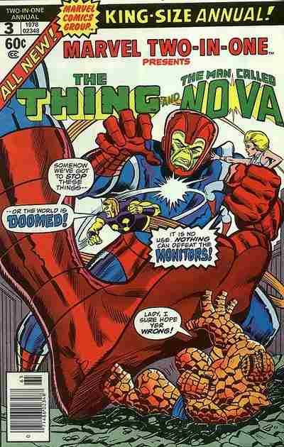 Marvel Two-in-One Annual #3 Newsstand Edition