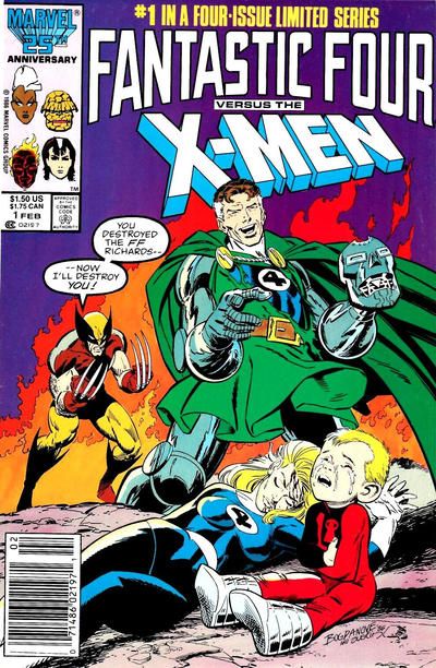 Fantastic Four Versus the X-Men #1B Newsstand Edition