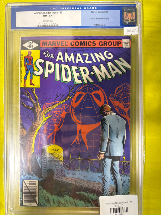 Amazing Spider-man #196 CGC 9.4
