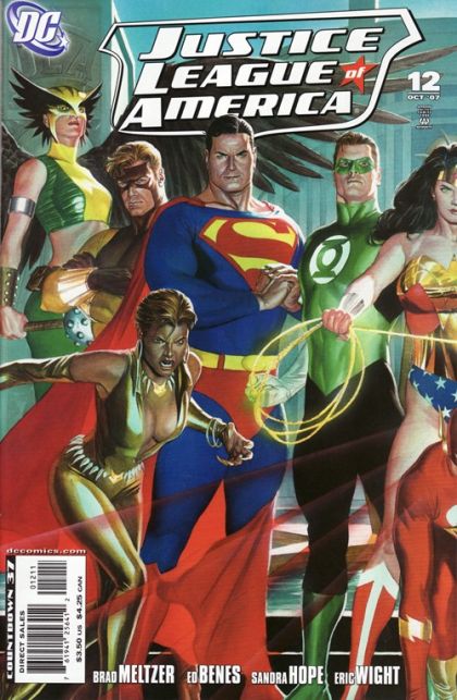 Justice League of America, Vol. 2 #12A Alex Ross Left Side Cover