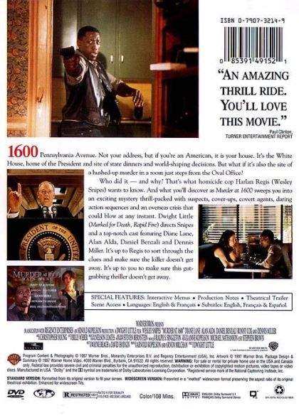 Murder at 1600 (1997) - DVD