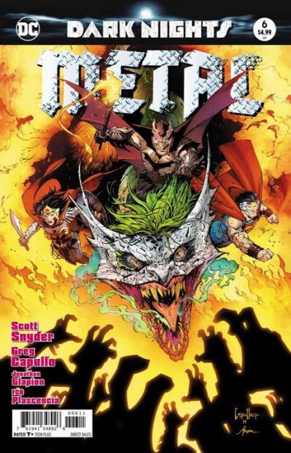 Dark Nights: Metal #6A Greg Capullo & Jonathan Glapion Foil-Stamped Regular Cover