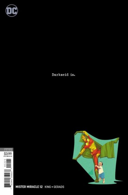 Mister Miracle, Vol. 4 #12B Variant Mitch Gerads Cover