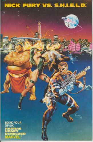 Nick Fury vs. S.H.I.E.L.D. #4 Joe Jusko Cover