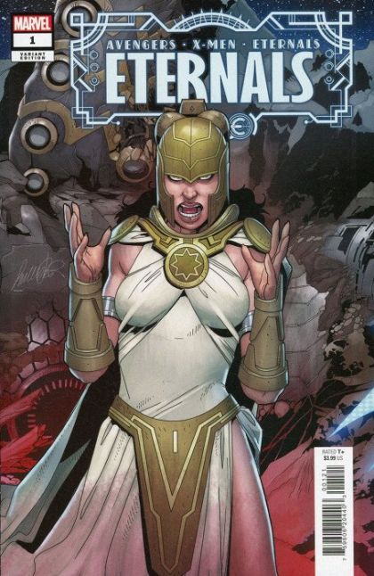 A.X.E.: Eternals #1B Salvador Larroca Connecting Cover