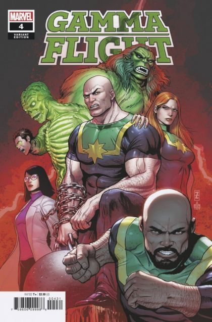 Gamma Flight, Vol. 1 #4C Variant Patrick Zircher Cover