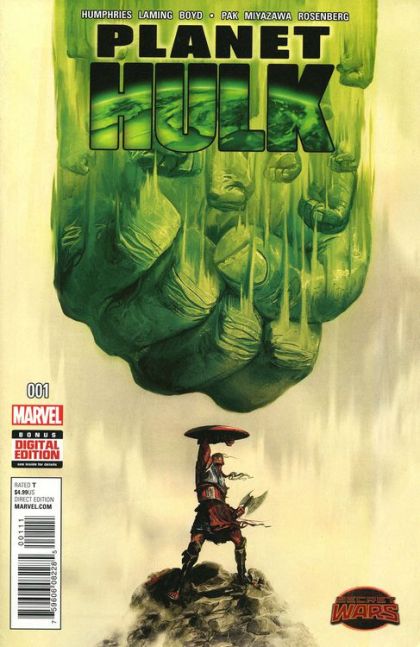 Planet Hulk #1A Regular Cover - Michael Del Mundo