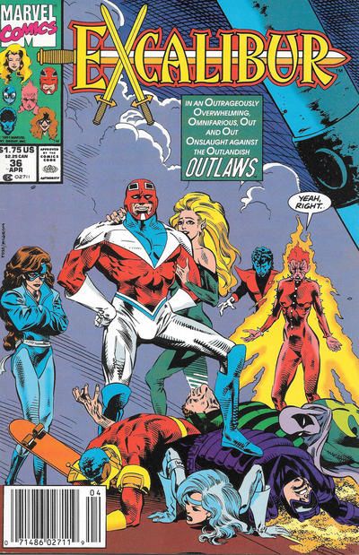 Excalibur, Vol. 1 #36B Newsstand Edition