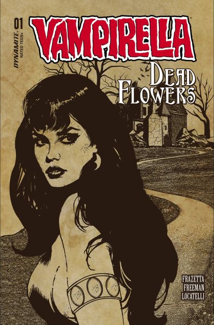 Vampirella: Dead Flowers #1D Sara Frazetta & Bob Freeman Variant
