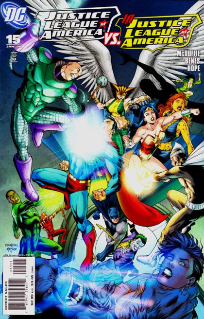 Justice League of America, Vol. 2 #15A Regular Ian Churchill, Norm Rapmund & Alex Sinclair Cover