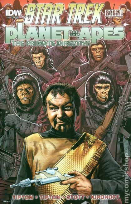 Star Trek / Planet of the Apes #2B Variant Joe Corroney Subscription Cover