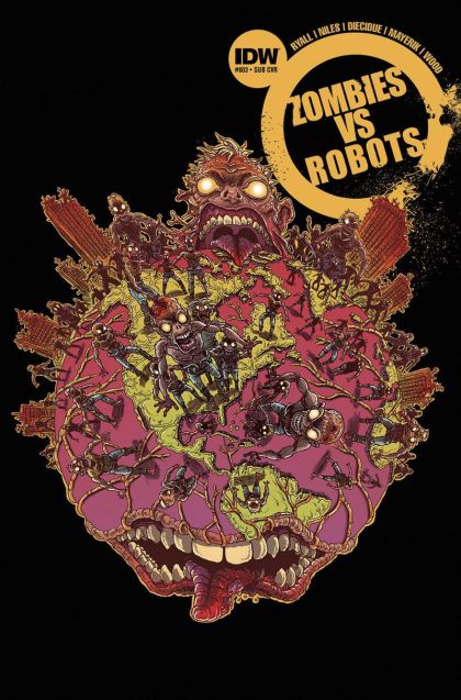 Zombies vs. Robots, Vol. 2 #3B Subscription Cover