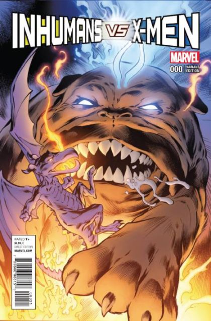 Inhumans vs. X-Men #0B Alan Davis Variant Cover