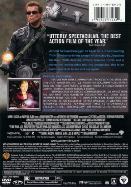 Terminator 3: Rise of the Machines (2003) - DVD