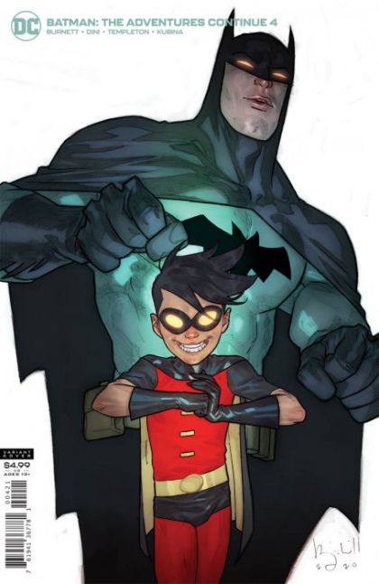 Batman: The Adventures Continue #4B Variant Ben Caldwell Card Stock Cover
