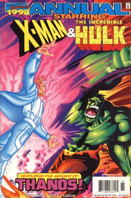 X-Man Annual #1998B Newsstand Edition